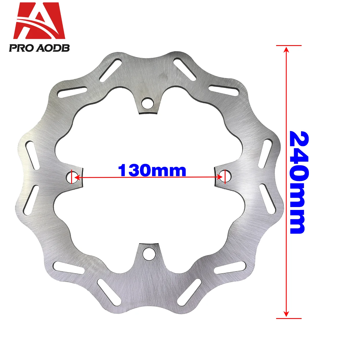 270mm Front 240mm Rear Stainless Brake Disc Rotor Disk For Kawasaki KX125 KX250 KX250F KX450F KLX450R Motocross06‑21 Accessories