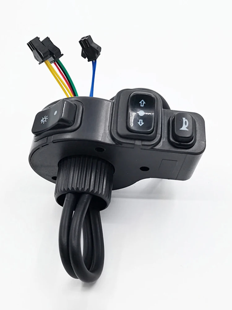 AliExpress NONE 3 In1 Motorcycle Switch Electric Bike Scooter ATV Quad Light Turn Signal Horn ON/OFF Button For 22mm Dia Handlebars Motorbike