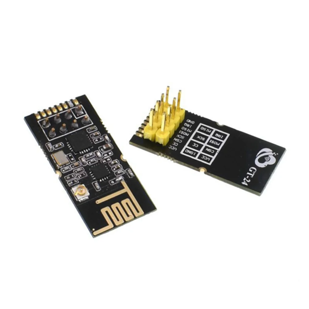 NRF24L01+ 2.4G Wireless Data Transmission Module GT-24 2.4GHz NRF24L01+PA+LNA 1100 Meters Wireless Module, Welding