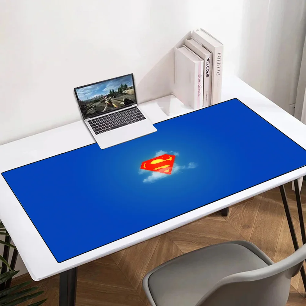 Cool S-Superman Mousepad Mouse Mat Desk Mat With Pad Gaming Accessories Prime Gaming XXL Keyboard Pad Padding Mat