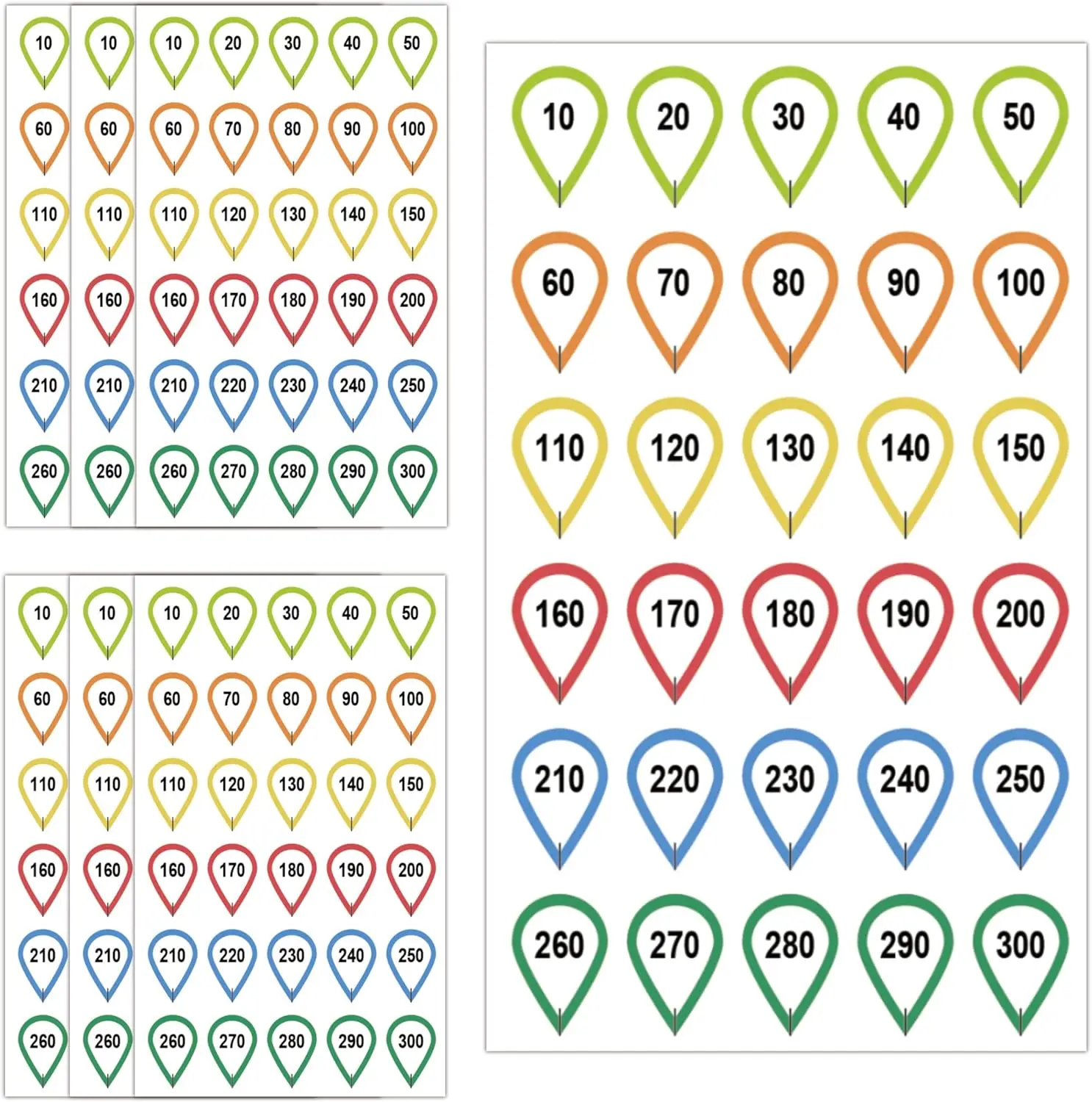 10 Sheets Rifle Sco…