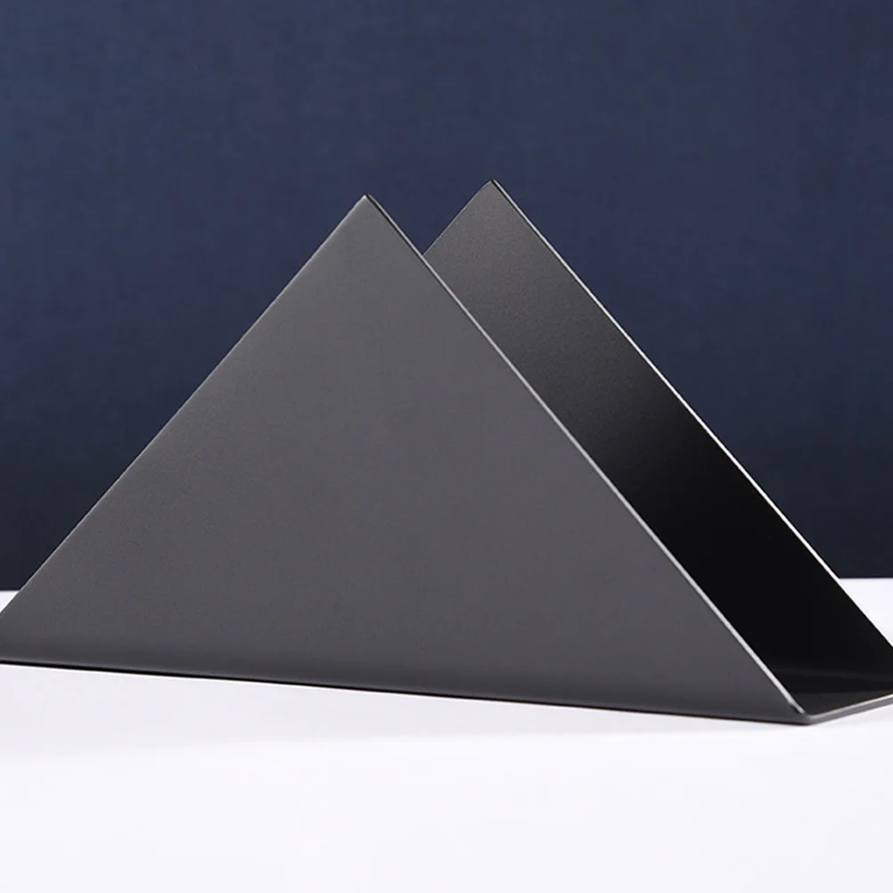 

Stylish Stainless Steel Napkin Holder Triangular Tissue Stand Easy Clean Modern Design Home Decoration Accessory