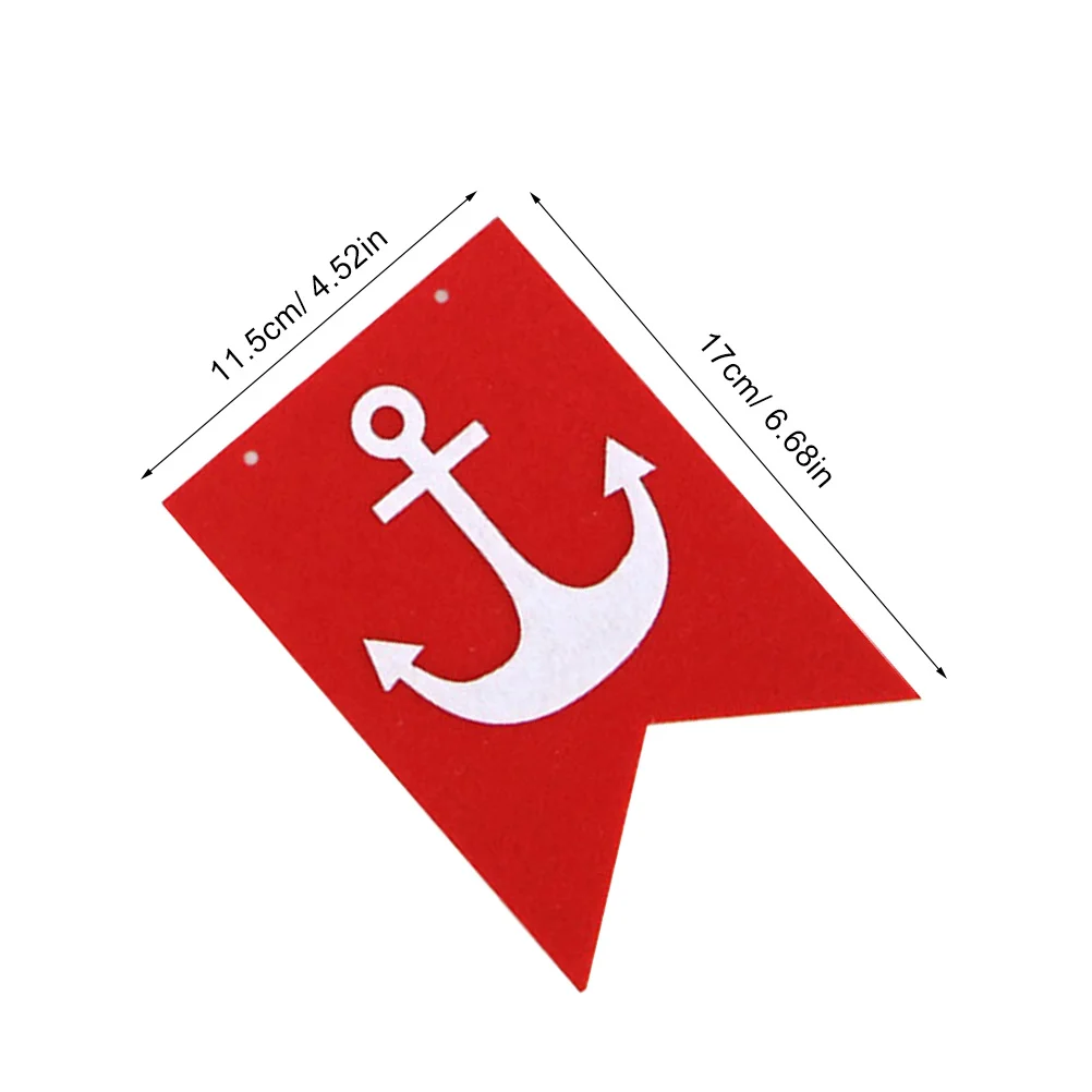 لافتات إبحار لباد مقاومة للتمزق، لافتة رايات على شكل المحيط، ديكور حفلات ملون، مهرجان أعياد الميلاد في الأماكن المغلقة والخارجية #4