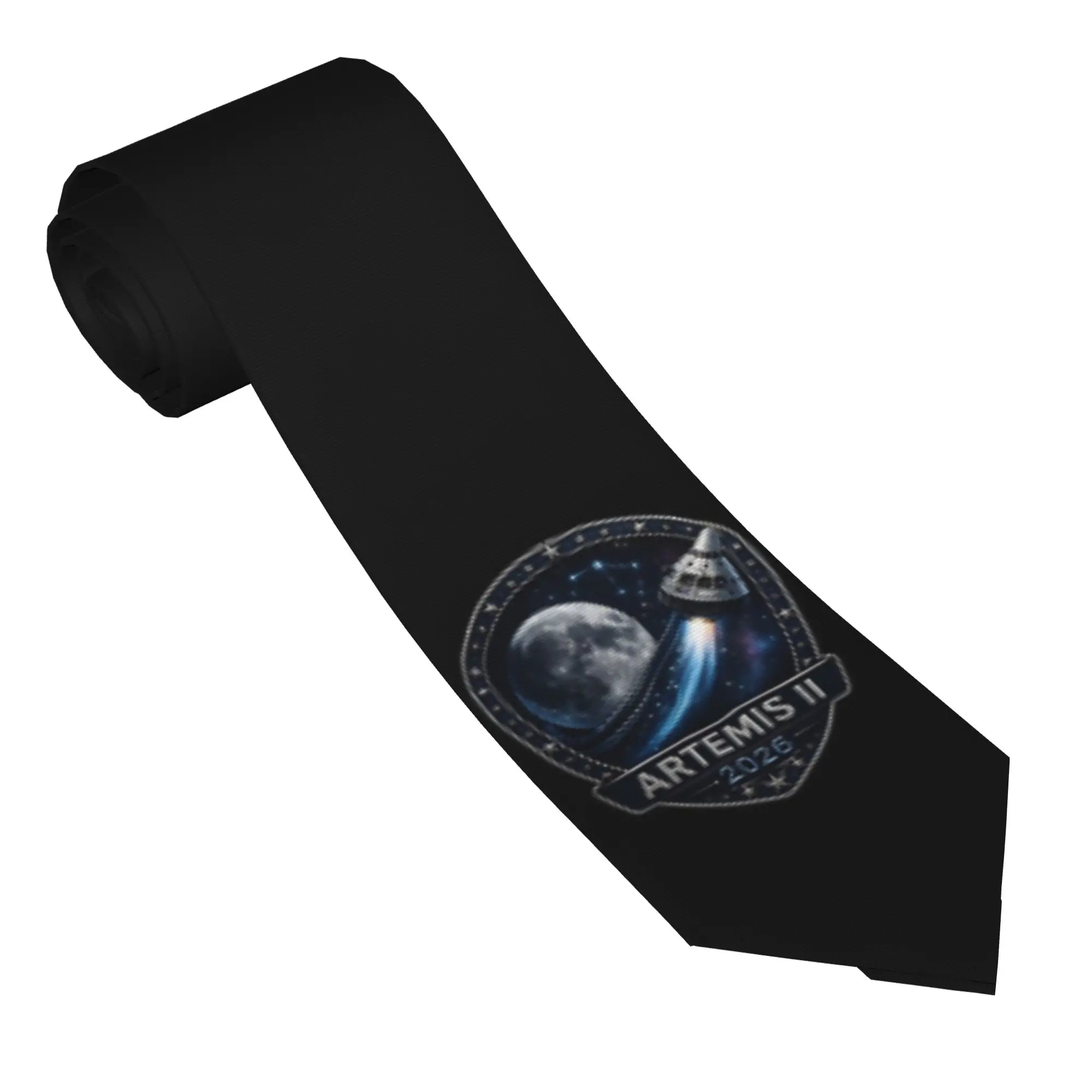 Artemis II 2026  Tie  Leisure Neck Ties Men Cute Funny Necktie Accessories Great Quality Design Collar Tie
