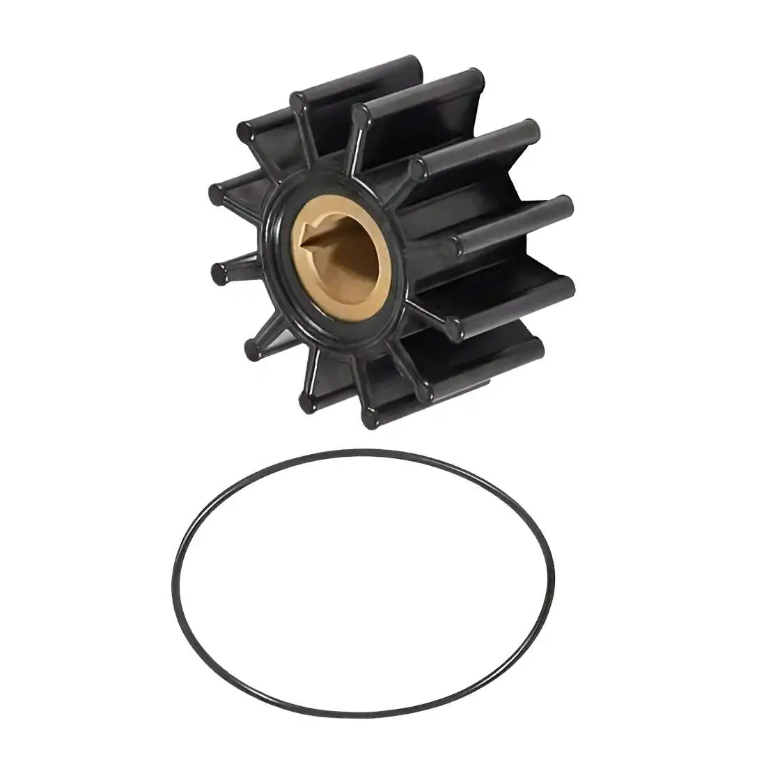 

Water Pump Impeller With O-Ring Fit For Sherwood 18655 18655-SHW Yamaha 10100000 inboard engines 4.3L 262 5.0L 305 5.7L 350