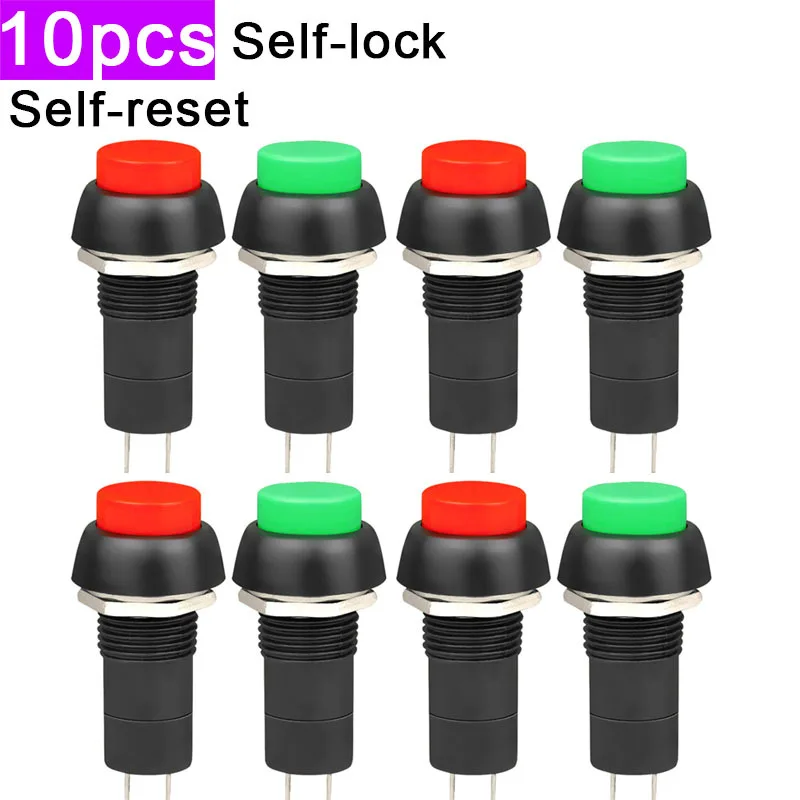 10Pcs Red Green Sma…