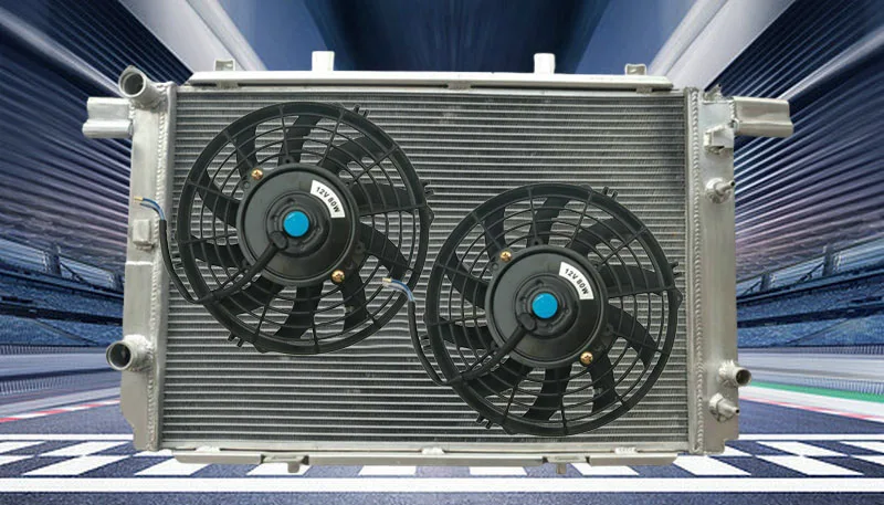 For Mercedes-Benz R129 SL 280 / 320 Aluminum Radiator+FAN AT 1993-2001 93 94  1994 1995 1996 1997 1998 1999 2000 93 94 95 96 97