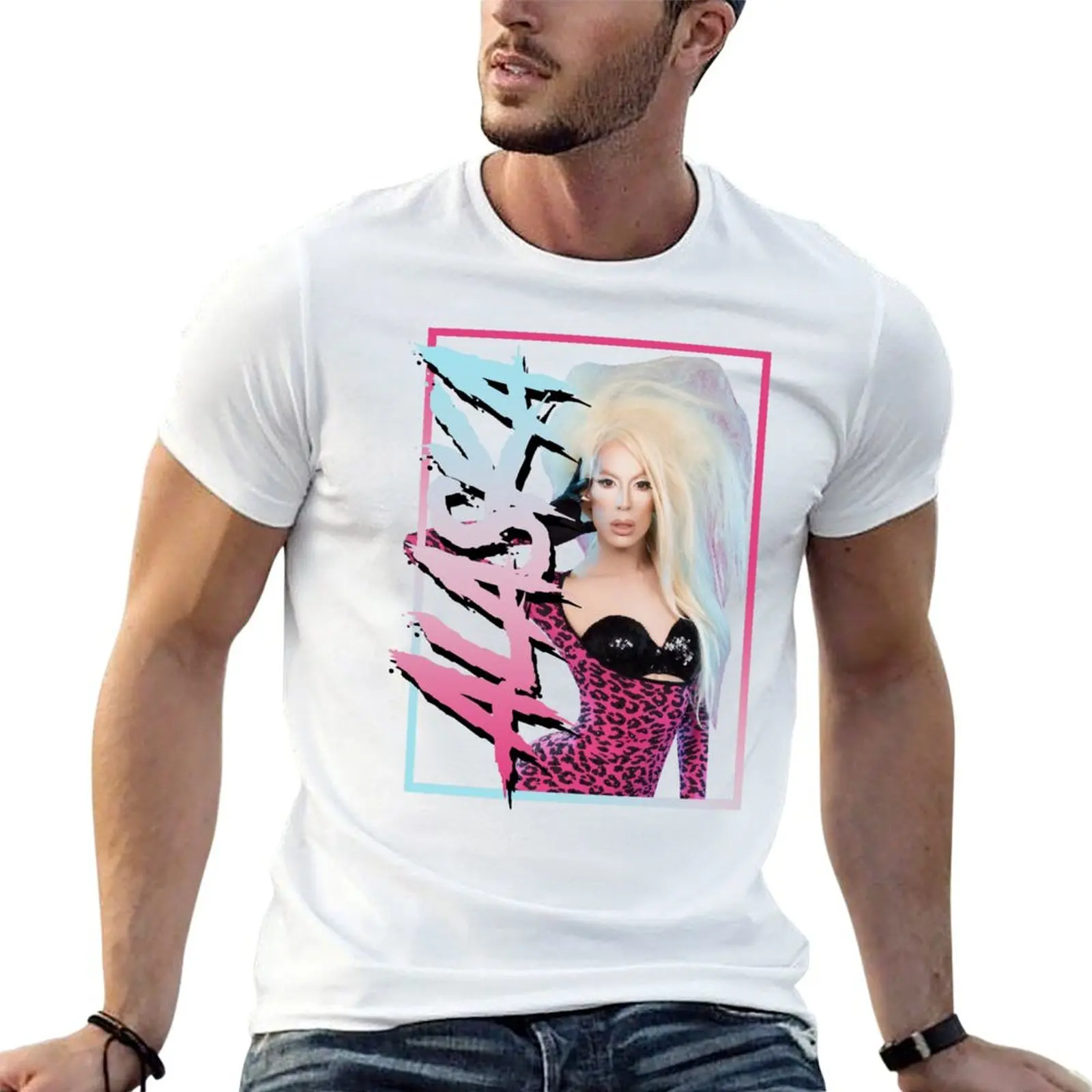 Camiseta ALASKA para hombre, camisetas de algodón de marca de lujo de alta calidad, paquete de camisetas