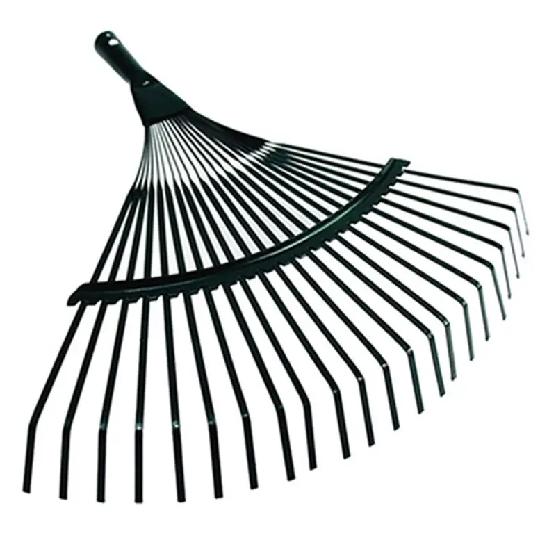 ABYN-2 Pcs 42Cm Steel Fan Rake Head Replacement Heavy Rake Head For Garden Grass Patio Leaves Leaf Lawn 22 Tooth
