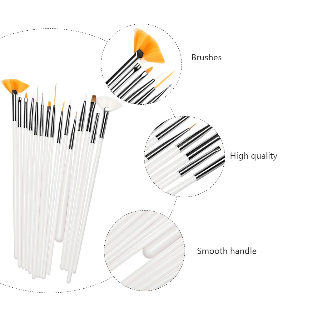 30 pçs pincéis de decoração do bolo conjunto caneta argila fondant açúcar artesanato diy ferramentas pontilhando desenho canetas arte do prego gel uv escovas kit