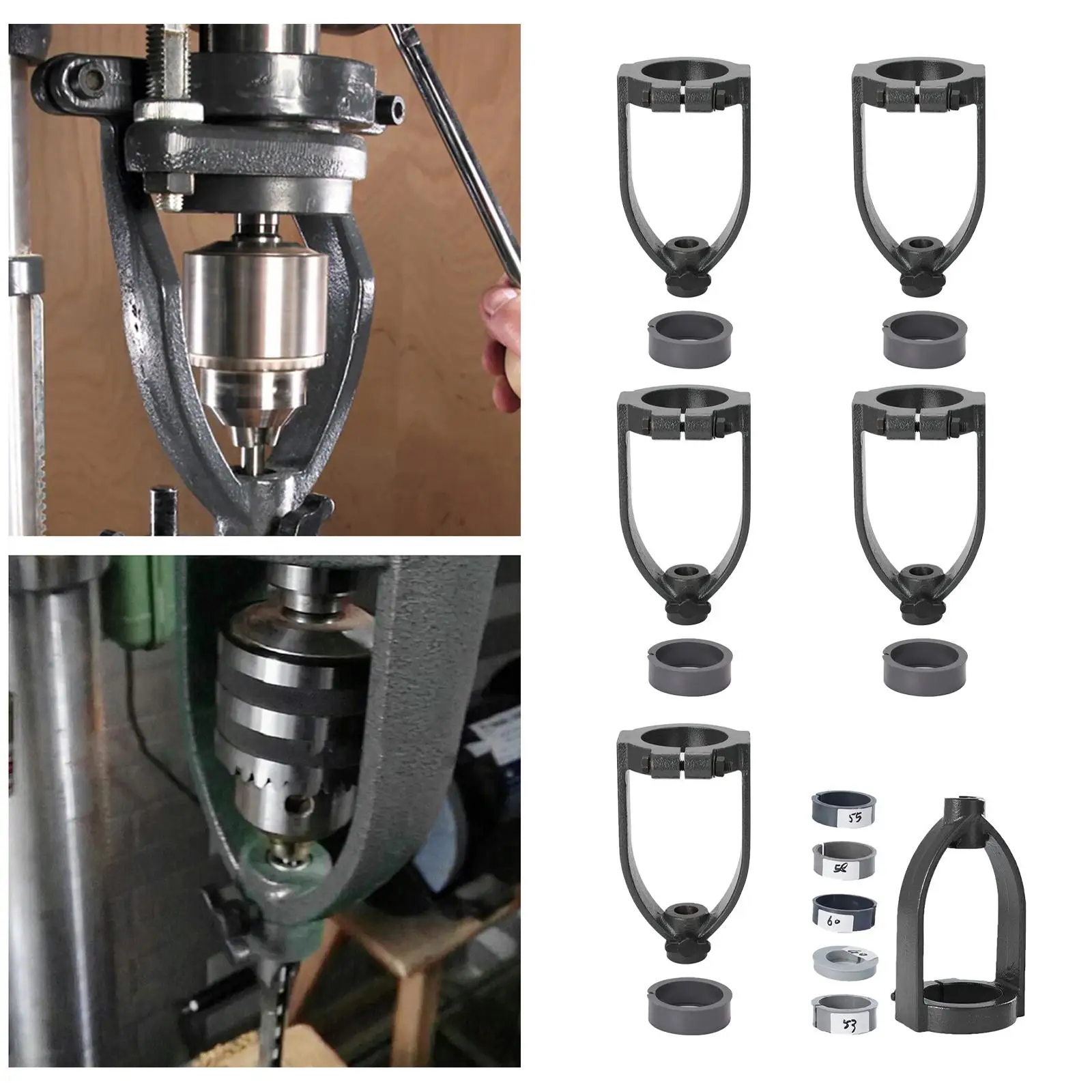 

Woodworking Bench Drill Locator with Sleeve Convenient Assemble 7inch Long