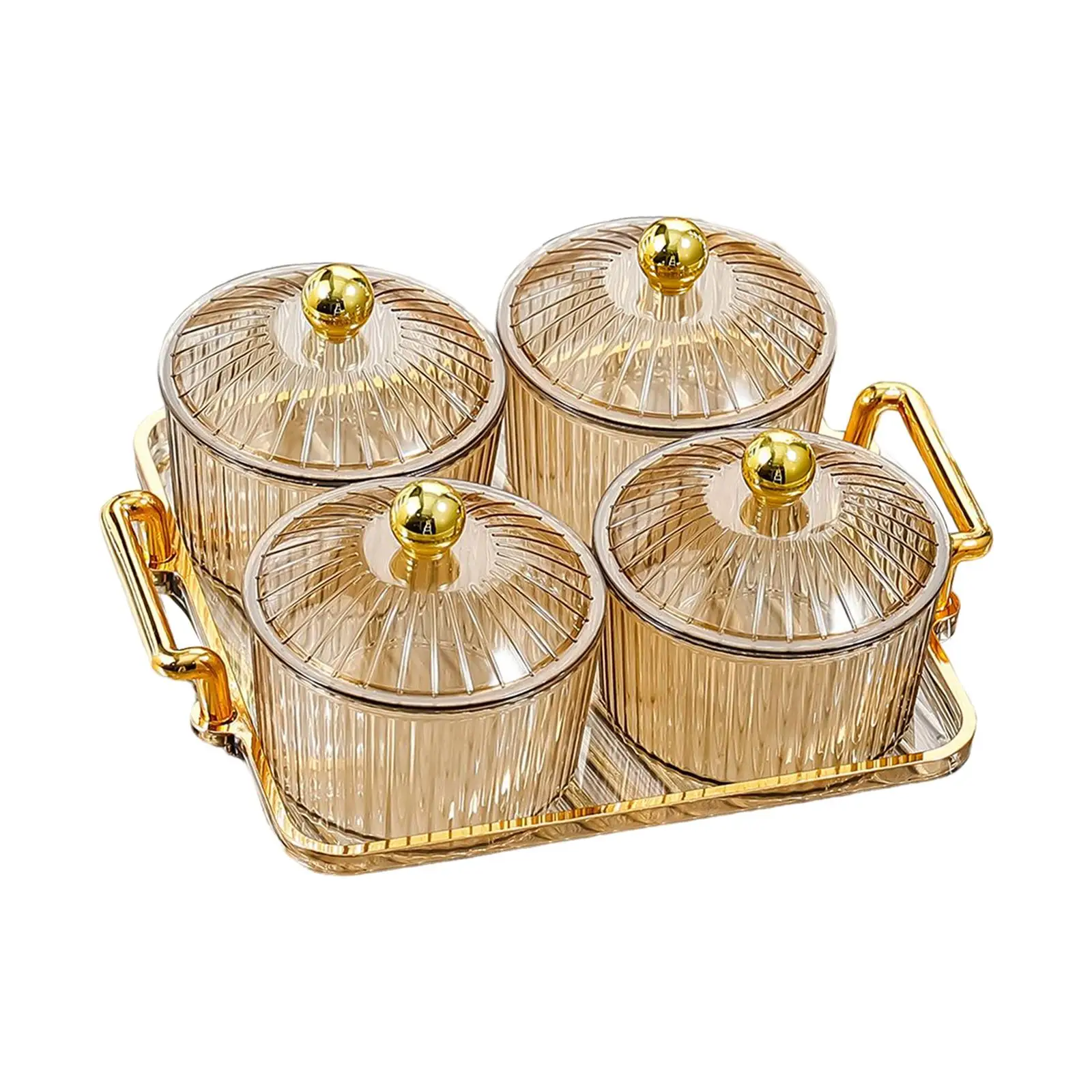 Nordic Fruit Snacks Serving Platter Dried Fruit Tray Cookies Jar Storage Container Caddy Serving Platter for Wedding Nuts