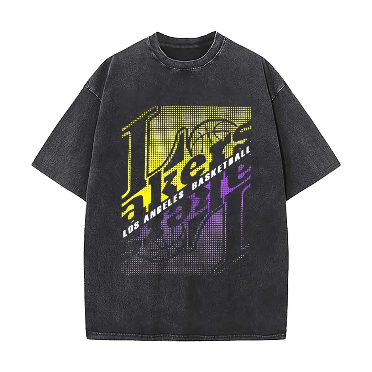 Футболка Laker Nation Los Angeles LA, футболка из 100% хлопка для взрослых, мужская, черная, новая