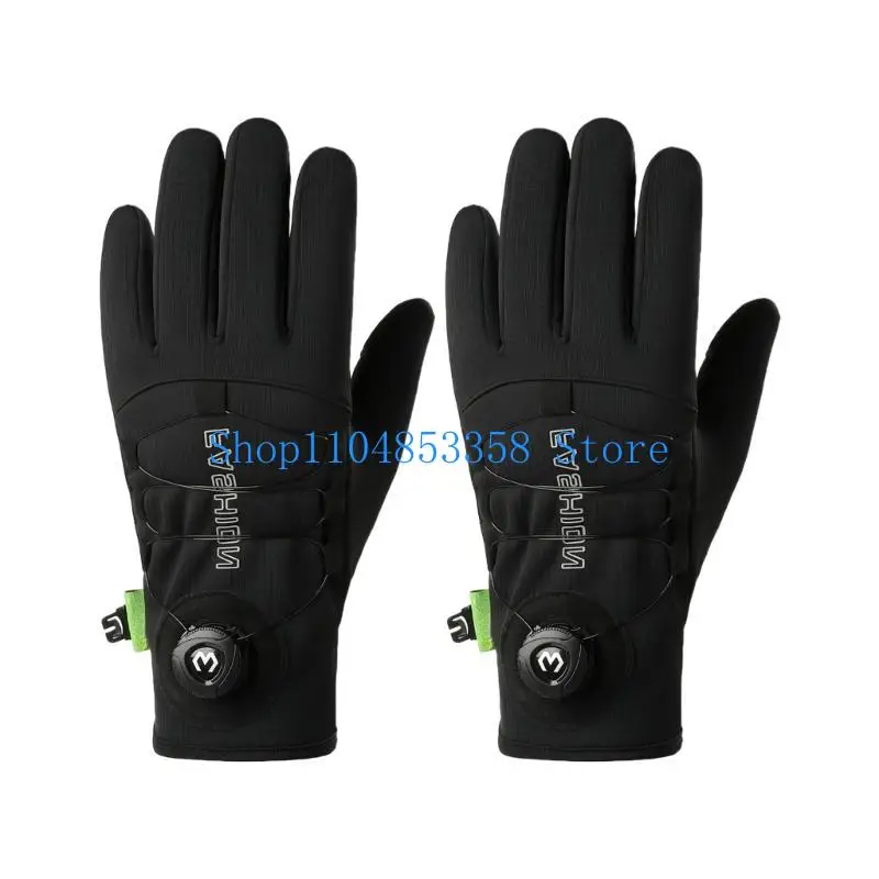 652F Unisex Winter Gloves with Thermal Insulation Windproof Waterproof Touch Display and Anti Slip Palms for Cold Activities