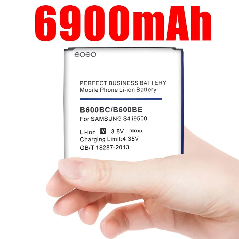 

6900mah B600BC B600BE Battery for Samsung Galaxy S4 I9295 I9505 I9502 I9508 I9500 I9150 I9152 I9158 I9506 G7100