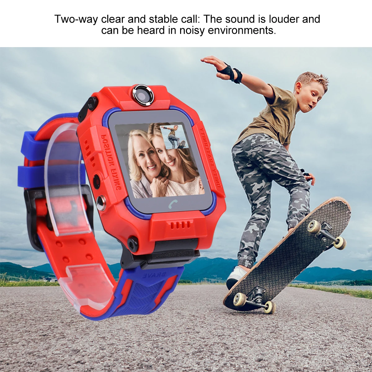 Waterproof Kids Smart Watch Lbs Two-Way Calling Electric Fence Historical Track Gift For Children