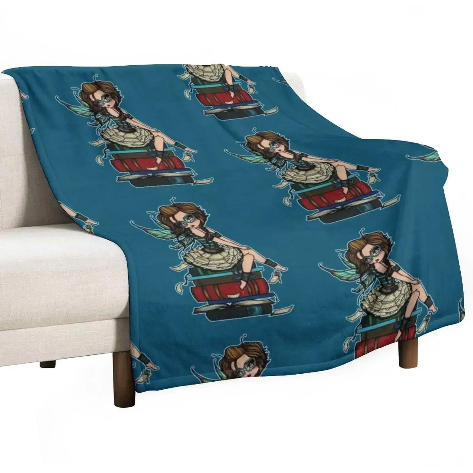 

Library Fairy Throw Blanket Luxury Decorative Beds bed plaid Hairy Blankets