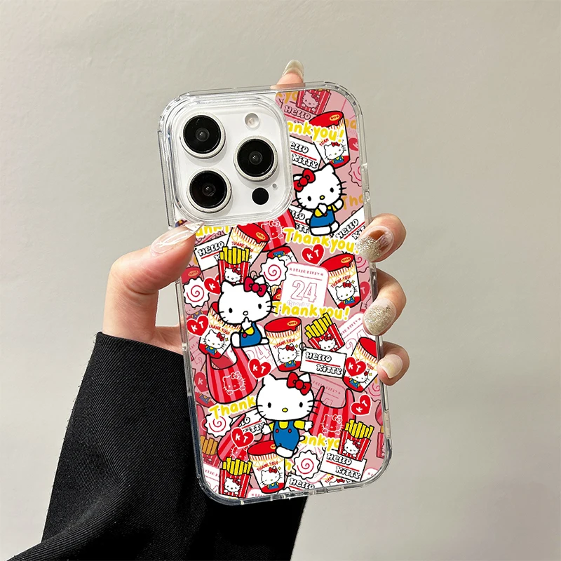 Cute Hello Kitty Magnetic Case for Samsung Galaxy S25 Edge S24 S23 S22 S21 Ultra Plus FE A56 A55 A54 A36 A35 A26 A16 A15 Cover