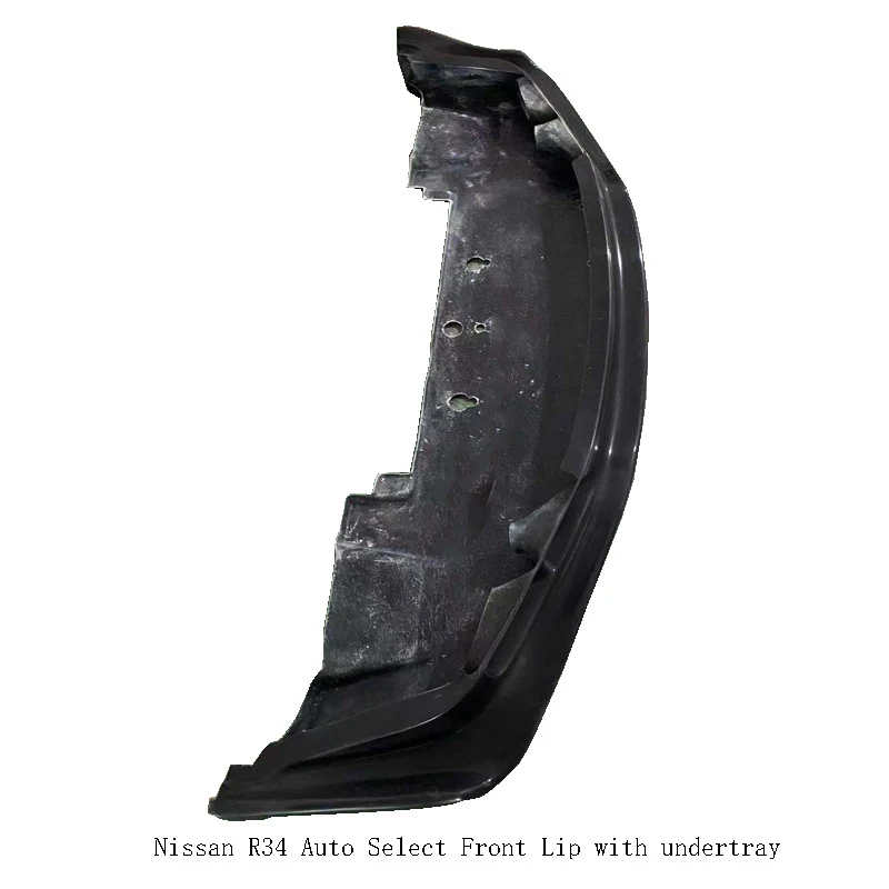 Car Modification99-02R34 ASThe carbon fiber front lip with a base plate has a finely processed surface and can be installed dire