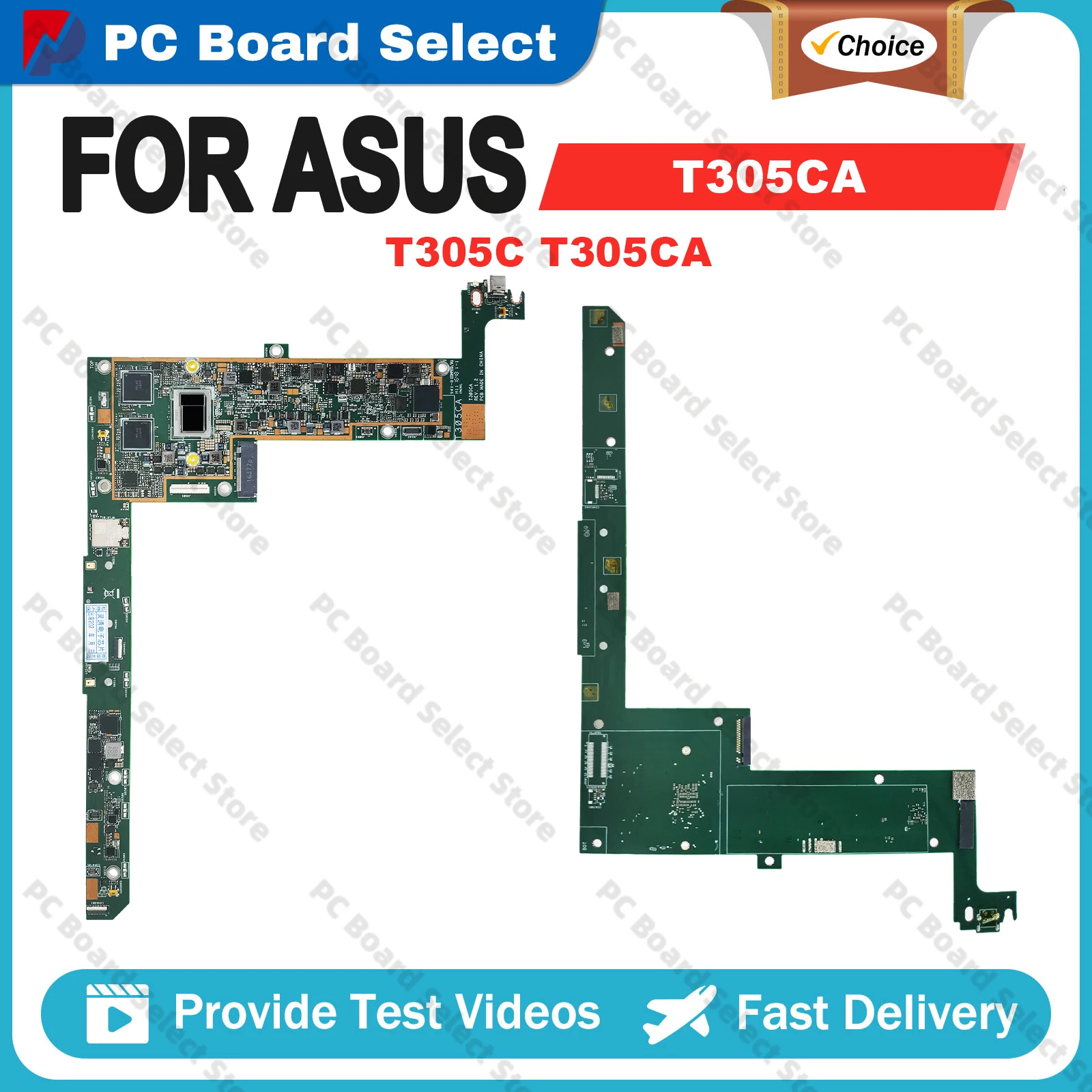 T305CA Laptop Motherboard For ASUS Transformer T305C T305CA Mainboard With M3-7Y30 I5-7Y54 I7-7Y75 RAM-4G/8G CPU 100% tests OK