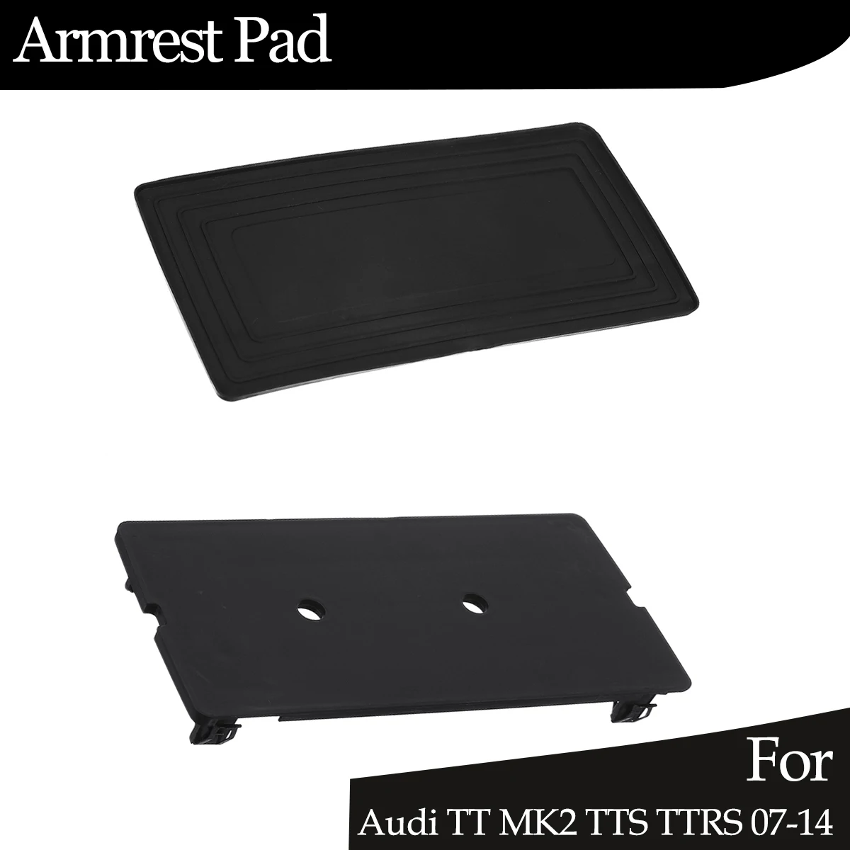 Center Console Cover Plate Rubber Insert Mat Pad For Audi TT MK2 TTS TTRS 07-14 8J0863274B6PS 8J88634164PK 8J8863416 8J0863274