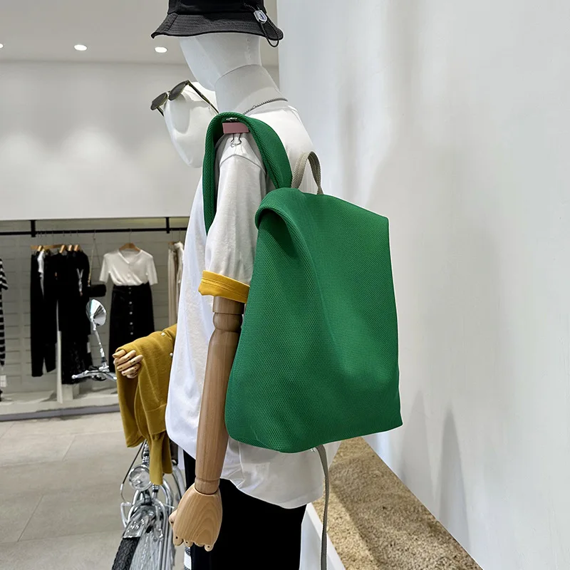 Zaino in rete, leggero, traspirante, di grande capacità, adatto per viaggi, pendolari, sport e semplice uso casual