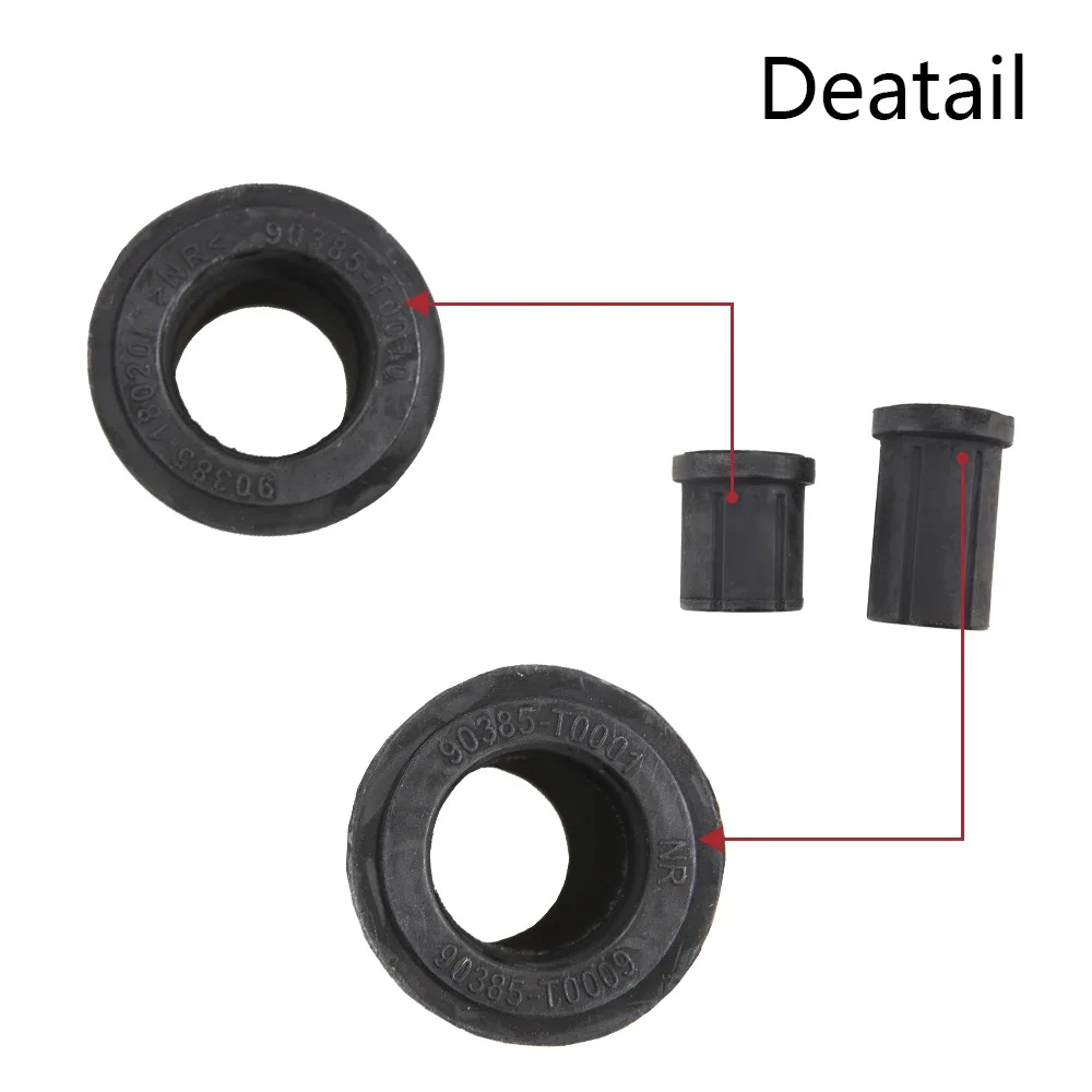 8 Pcs Car Rear Leaf Spring Shackle Bush Kit Bushing for TOYOTA HILUX VIGO KUN25,26 / REVO GUN125,126 90385-T0001;90385-T0009