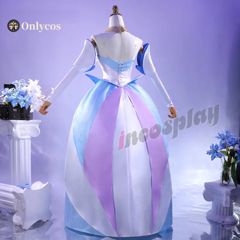 فرسان غينفيري غينيفير تأثيري حلي لوليتا فستان الأميرة فستان لعيد الهالوين عيد الميلاد لعب الأدوار النساء بطل كوس