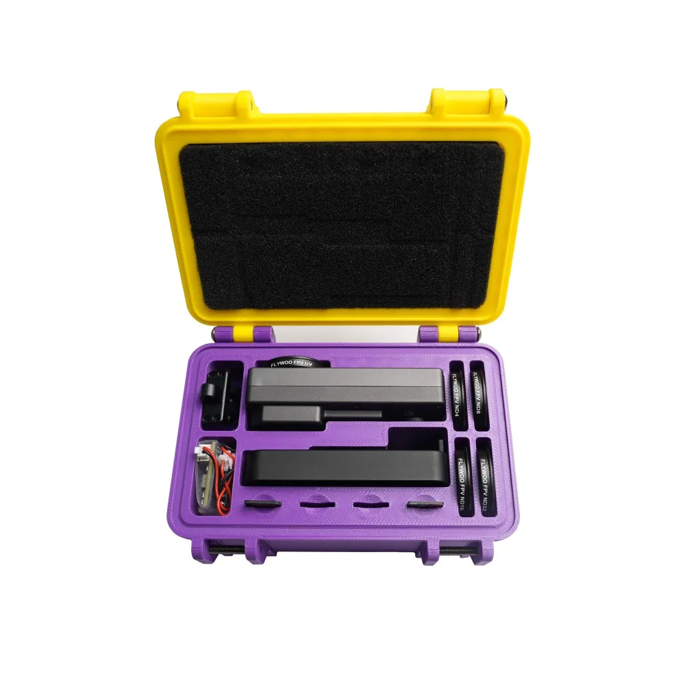 Caja de almacenamiento impresa en 3D para cámara de acción Flywoo Naked GoPro 2,0/2,1 accesorios RC