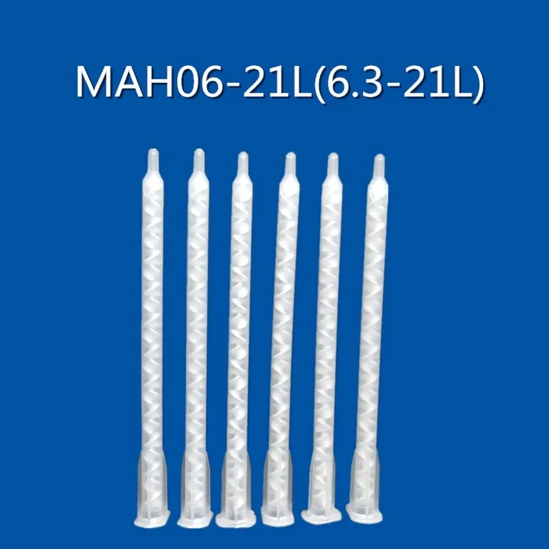 MAH06-21L MA6.3-21L Static Mixing Nozzle Epoxy Resin Static Mixer for Duo Pack Adhesive