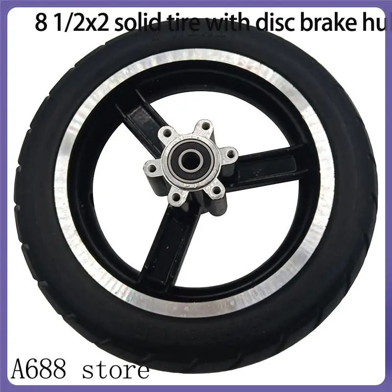 

Wear Resistant 8.5 Inch Solid Tire and Wheel Hub Replacement for For Mijia M365 Electric Scooter