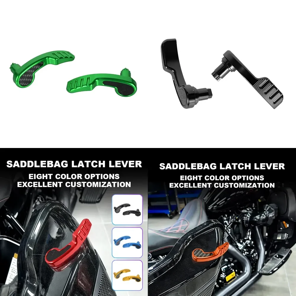 Motorcycle Saddlebag Latch Lever 8 Colors Left Right PB Style Perfectly Match Your Bike's Exterior Fit