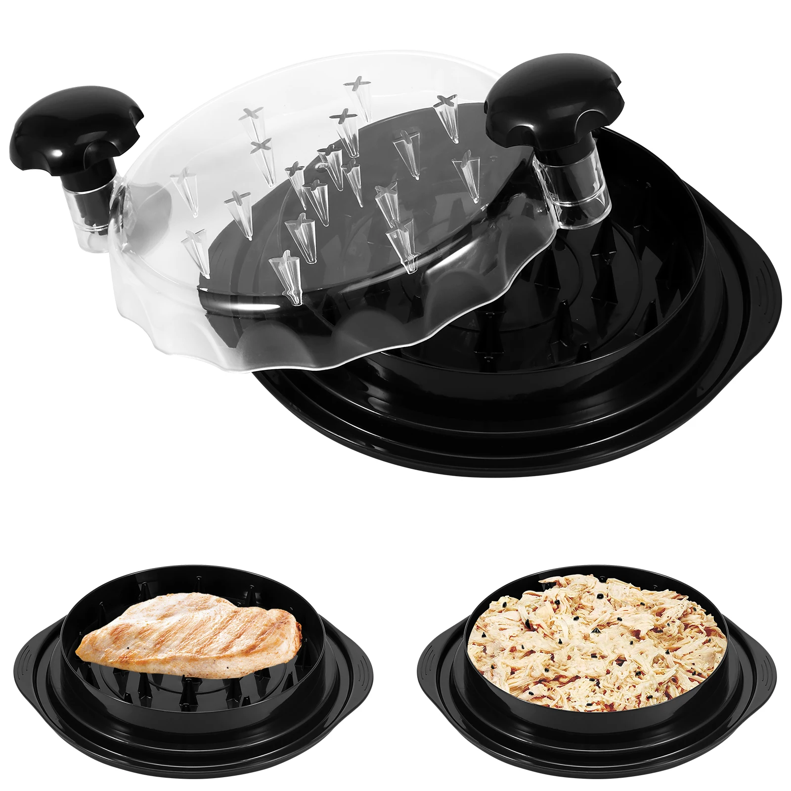 Chicken Shredder Non-Slip Chicken Breast Shredder Efficient Meat Shredder Tool Twist Chicken Pulled Pork Salad Mincing Machine