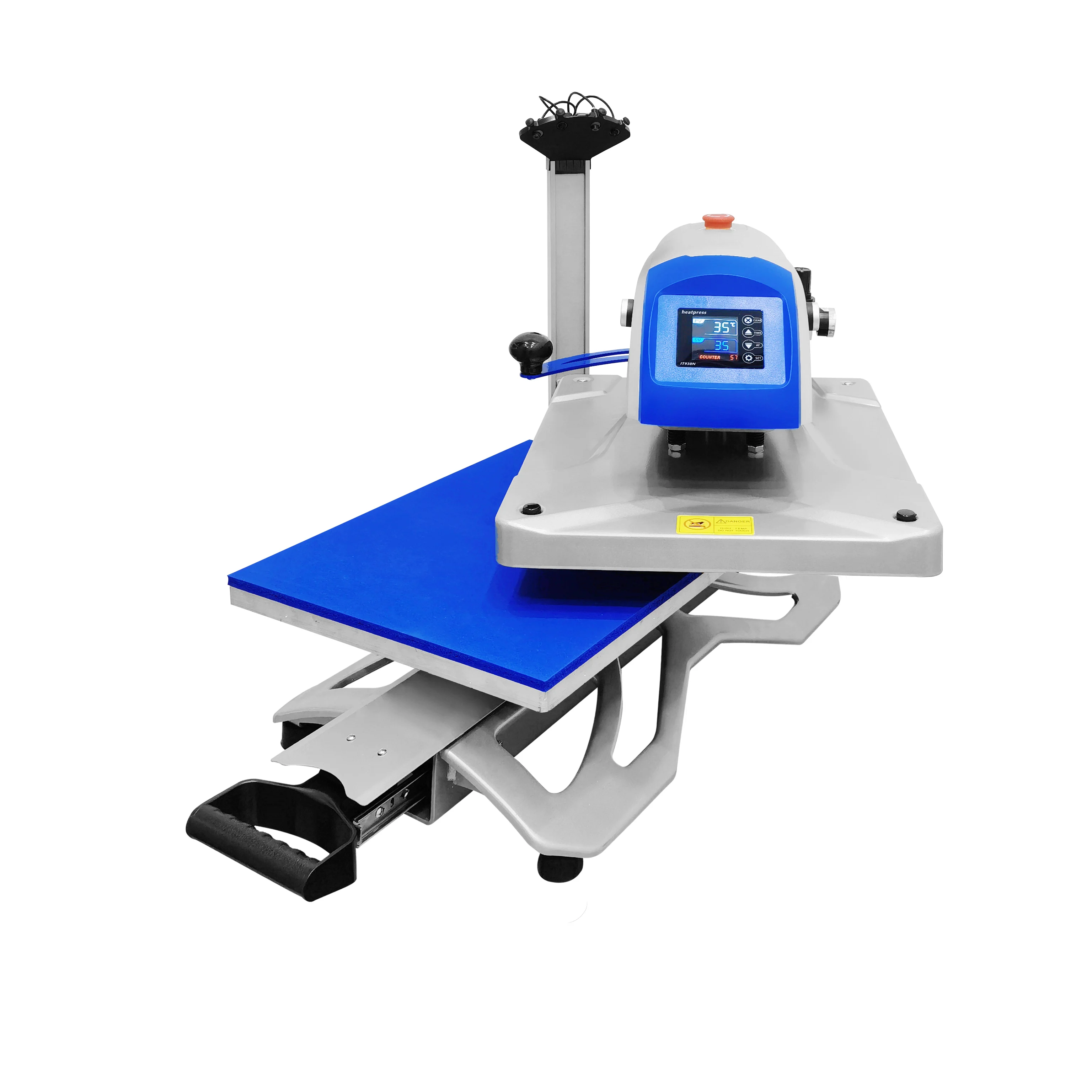 Swing Away & Slide Out Heat Press Machines Automatic 16x20 Pneumatic Heat Press Machine for T-Shirt Printing