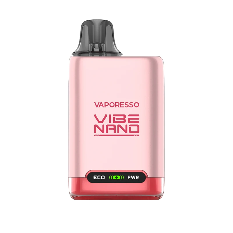 مجموعة Vaporesso Vibe Nano الأصلية للسجائر الإلكترونية بطارية 1100 مللي أمبير في الساعة مع خرطوشة Vibe Pod 4.5 مل شبكة مزدوجة ECO PWR Vape