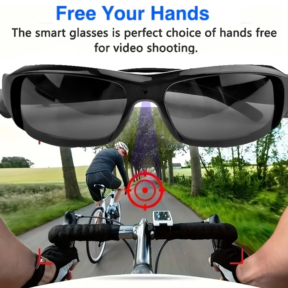 

HD 1080P WIFI Polarized Lens Sports Sunglasses With Camera Function Outdoor Motorcycle Driving Sunglasses Camera Audio Recording