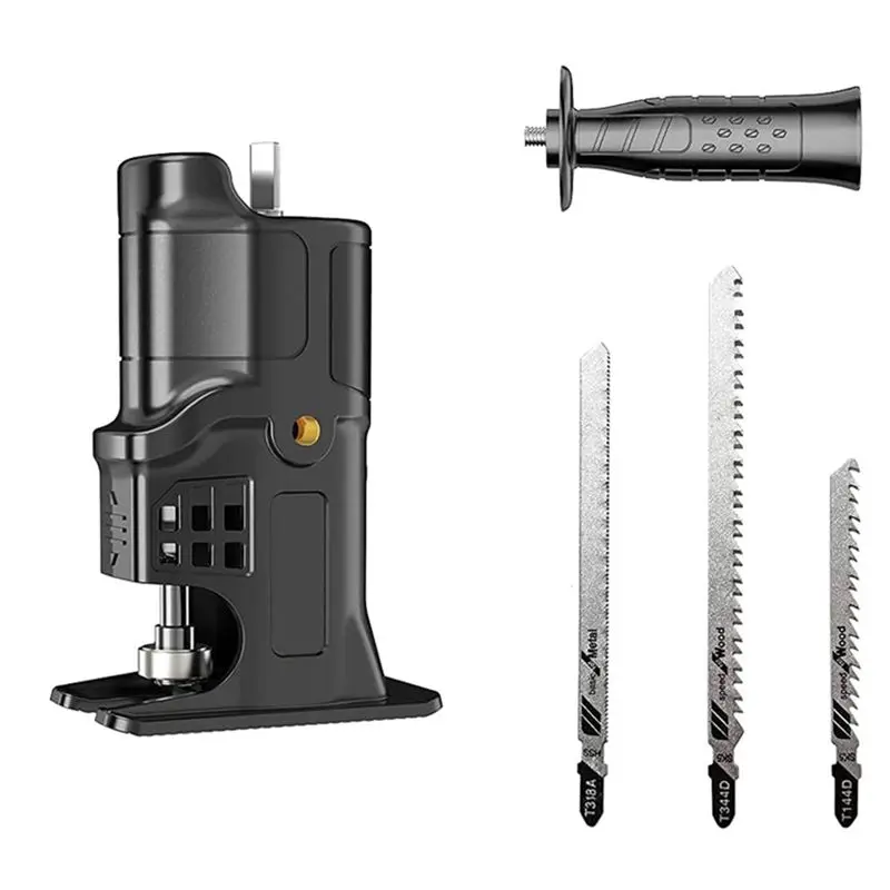 B03C-Conversion Head Of Screwdriver Electric Drill To Electric Saw Reciprocating Saw Household Multifunctional Wood Tools