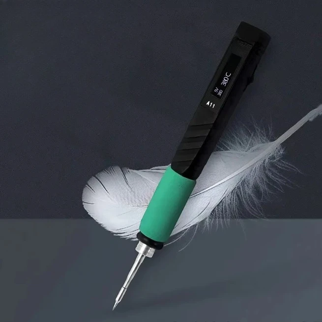 A11 Soldering Iron Kit Includes A11 Handle & 3pcs C210 Soldering Tips for Electronics Repair
