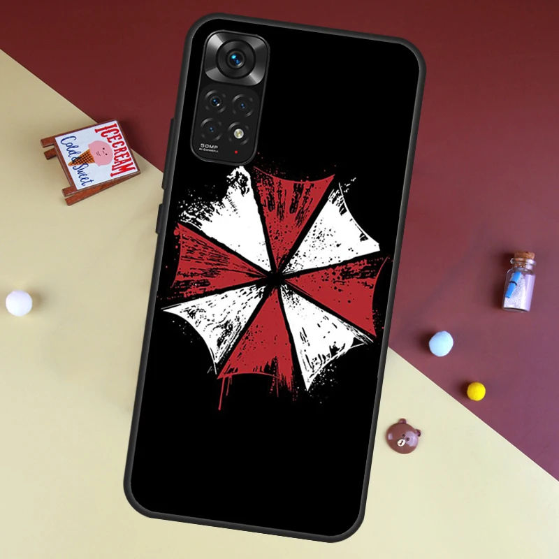 Custodia Umbrella Corporation per Redmi Note 11 Pro Redmi Note 10 Pro 9 8 12 9S 10S 11S Redmi 10 9 9A 9C 10C Coque