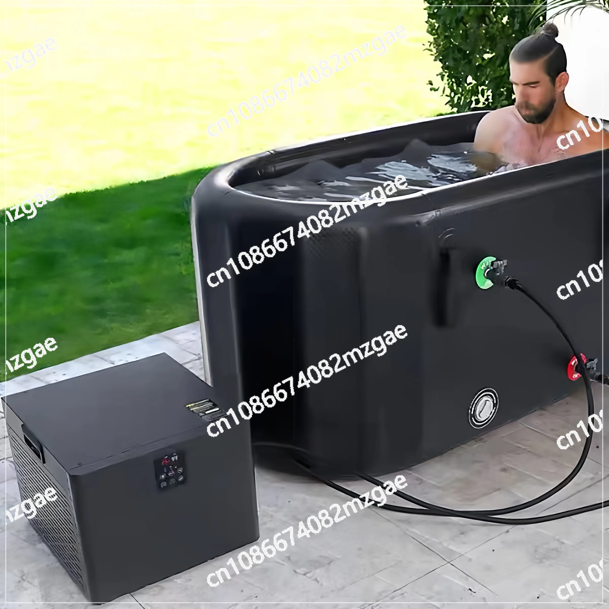 Household outdoor bathtub ice bath refrigerator ice bucket chiller repair muscle movement