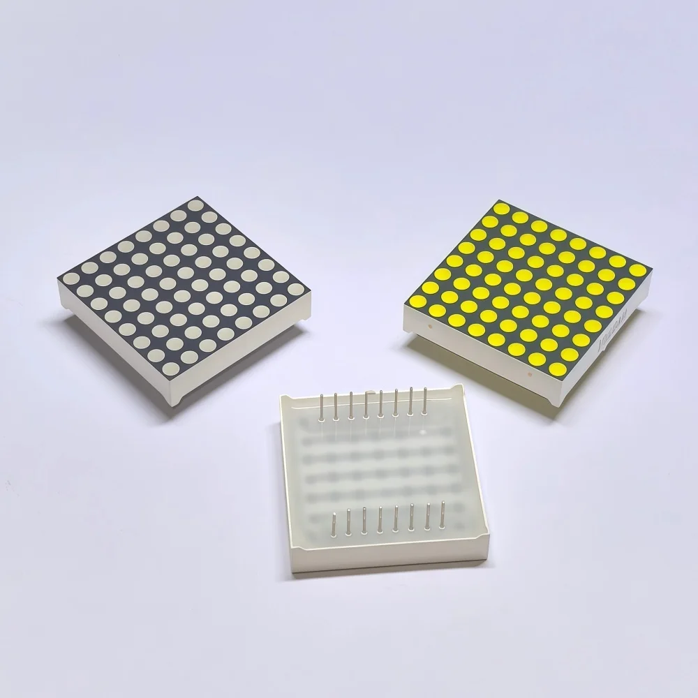 10PCS ф3MM8X8 Dot Matrix Screen 1088 Series Matrix Screen 32mm X 32mm Dual-Color Dot Matrix 3mm DIY Kit