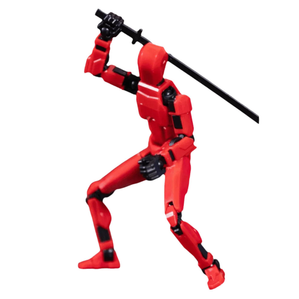 Poseable Model Multi-Jointed Robot Handheld Toy Multi Joint Mobile 3D Printed Mannequin Transformation Robot Action Figure