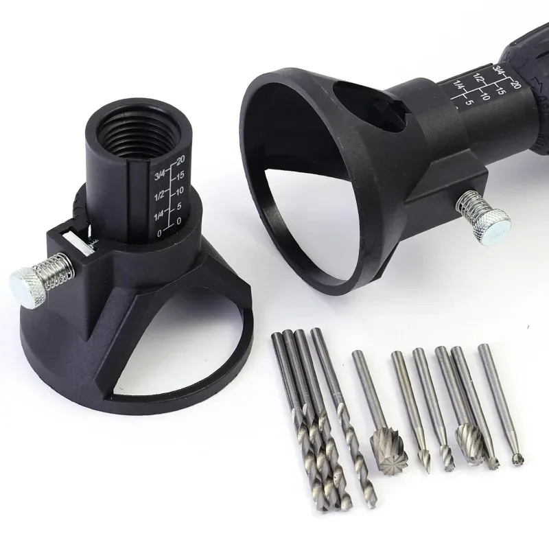 Rotary Router Fräser Gewidmet Locator Horn Feste Basis Holzarbeit Power Toos Guide Twist Bohrer Holz Carving Werkzeuge