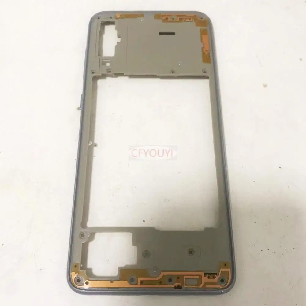 Back Housing Frame For Samsung Galaxy A70 SM-A705F A705 OEM New Middle Plate Frame Housing Repair Part (Plastic)