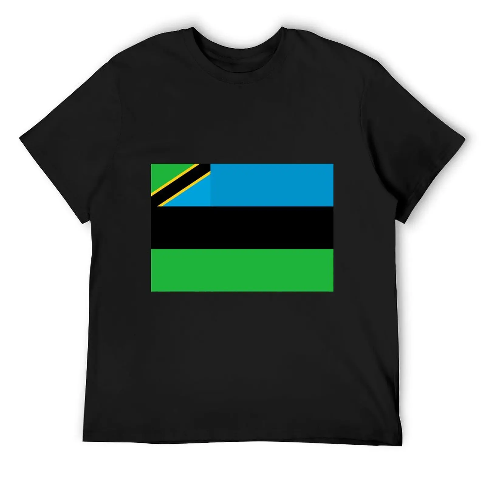 

Flag of Zanzibar T-Shirt hippie clothes oversized graphic tee animal prinfor boys cheap stuff mens t shirt