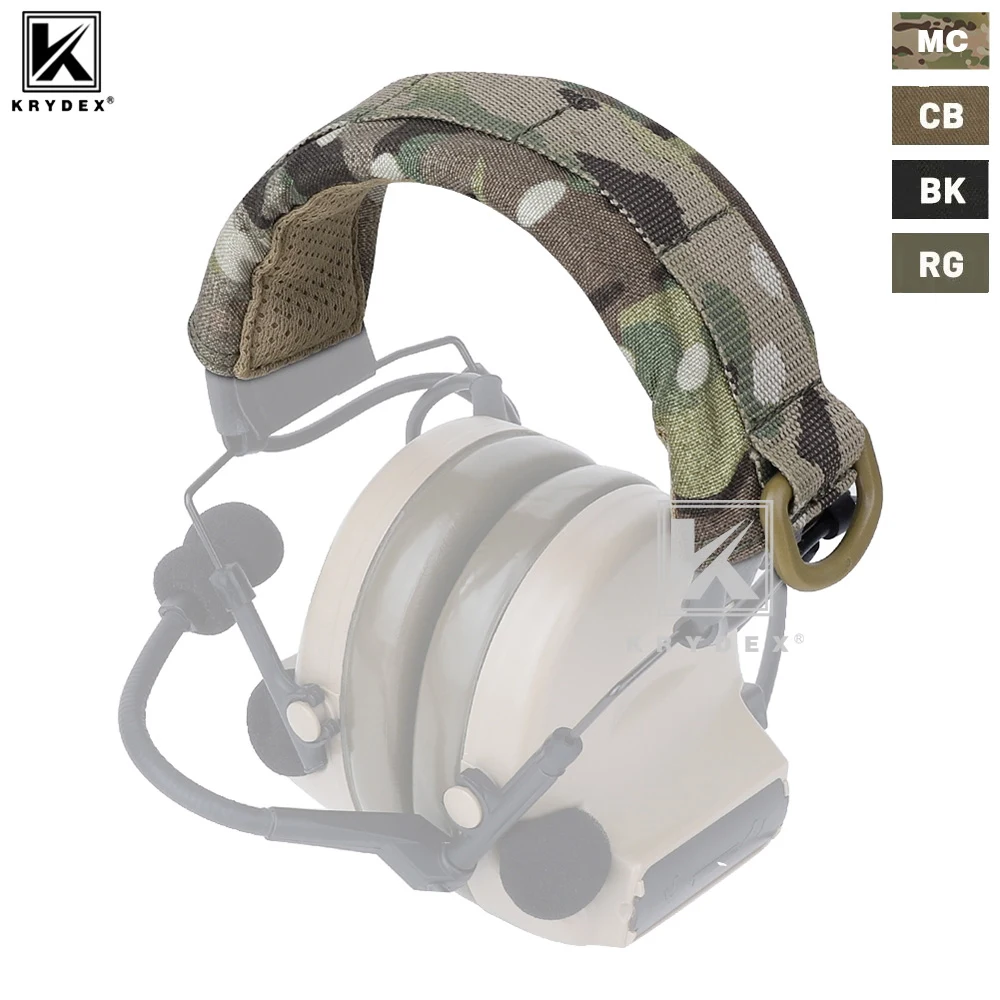 KRYDEX Modular Headphone Stand PERLINDUNGAN PENUTUP UNTUK HOWARD PELTOR Taktis Headband Earmuff Headset Stand MOLLE Perlindungan Case