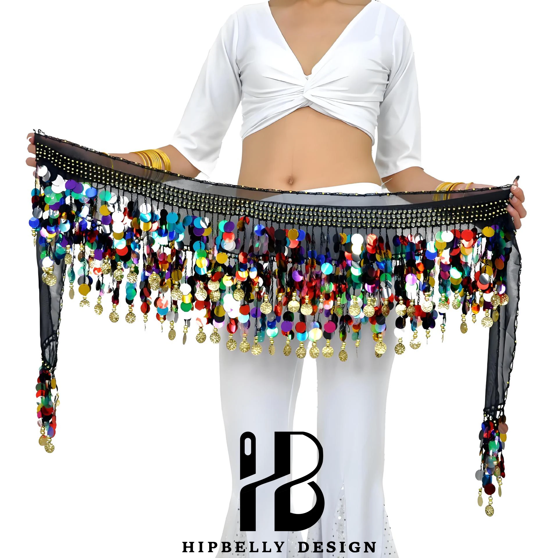 Хип-шарф для танца живота, гонг, аксессуары для танцев, поясная цепочка, 888 монет, один размер для женщин, реквизит для сценической практики