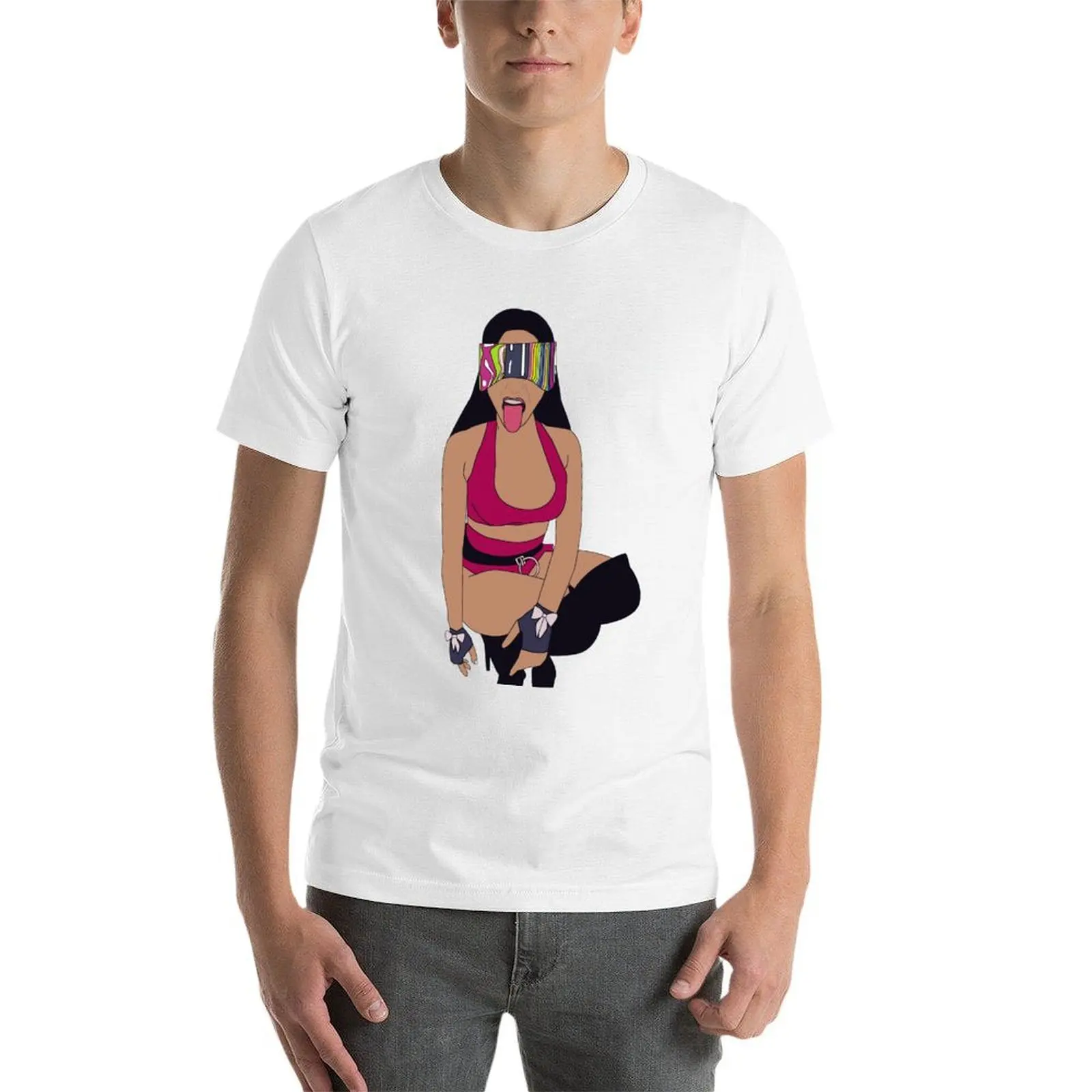 تي شيرت Swalla مع مطبوعات تي شيرت أساسي تي شيرت للرجال تي شيرت قطني مضحك