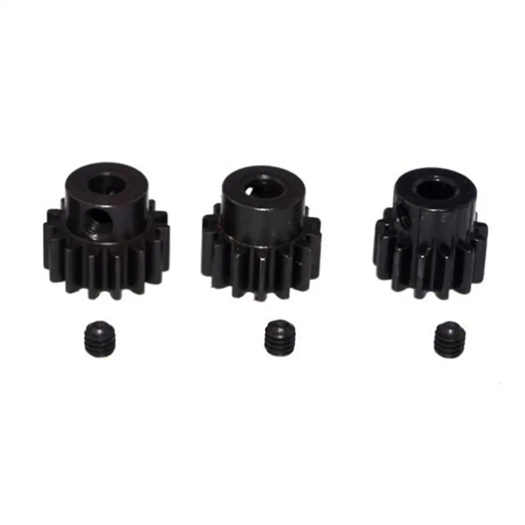 Durable Metal RC Car Pinion Gear Assortment 13T-17T for 1/8 Electric and Nitro Motor Upgrades - view 4