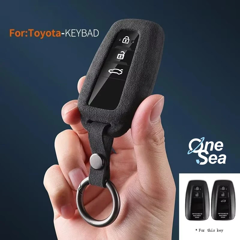 

Car Smart Remote Key Case Cover Shell For Toyota Camry Highlander RAV4 Prado Prius Land Cruiser Corolla C-HR IZOA Accessories